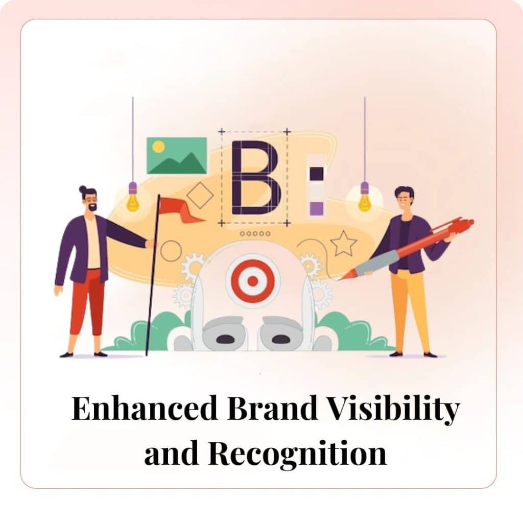 Enhanced Brand Visibility and Recognition